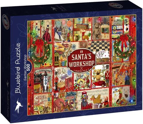 Santas Workshop - Noth Pole Puzzel (500 stukjes) | Bluebird, Hobby en Vrije tijd, Denksport en Puzzels, Nieuw, Verzenden