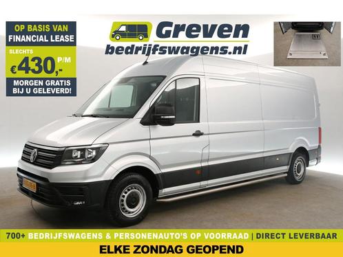 Volkswagen Crafter 35 2.0 TDI L4H3 141PK AUT Airco €430pm, Auto's, Bestelauto's, Te koop, Automaat, Financial lease, Diesel, Zilver of Grijs