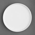 Whiteware platte ronden borden | 21 cm | 6 stuks, Verzenden