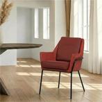 Leren eetkamerstoel Mix Duo, Huis en Inrichting, Stoelen, Ophalen of Verzenden, Nieuw, Leer, Bohemian, Industrieel, Modern, Scandinavisch