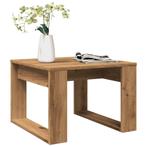 vidaXL Bijzettafel 50x50x35 cm bewerkt hout artisanaal, Huis en Inrichting, Verzenden, Nieuw, Overige houtsoorten, 50 tot 100 cm