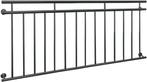 Franse balkonreling - Balustrade - 90x184 cm - Antraciet - E, Verzenden, Nieuw