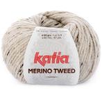 Katia Merino Tweed - 300 ecru - Merinogaren, Hobby en Vrije tijd, Breien en Haken, Ophalen of Verzenden, Nieuw