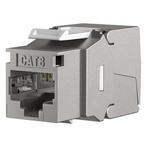 Keystone RJ45 | Cat8 S/FTP (Geaard, Zink), Verzenden, Nieuw
