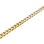Bicolor gouden horlogeketting; Chatelaine (voor aan een z..., Ophalen of Verzenden, Goud
