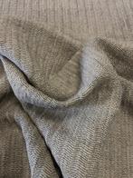 Prestigieuze stof van katoen en linnen met een golvende