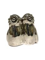 Pair of Sterling Silver Owls - Beeldje - Zilver