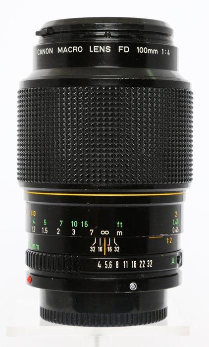 Canon MACRO LENS FD 100mm 1:4 Analoge camera, Audio, Tv en Foto, Fotocamera's Analoog