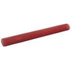 vidaXL Kippengaas 10x1,5 m staal met PVC coating rood, Verzenden, Nieuw, IJzer, 1 tot 2 meter