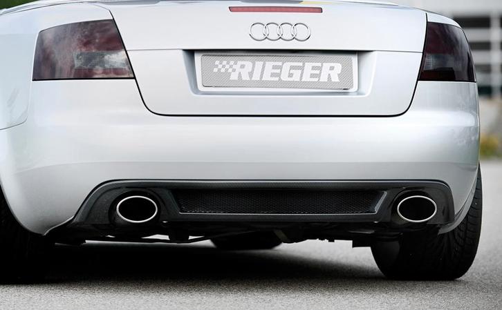 Rieger diffuser | A4 (8H): 04.02- - Cabrio | stk carbonlook, Auto-onderdelen, Carrosserie en Plaatwerk, Nieuw, Audi, Verzenden