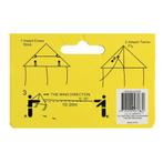 Benson Kleurrijke driehoek-vlieger - 120 cm - 1-lijns - I..., Ophalen of Verzenden, Nieuw