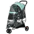 TRUUSK 2 In 1 Hondenwagen Hondenbuggy Met Regenbescherming I, Dieren en Toebehoren, Verzenden, Nieuw