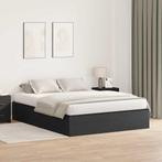 vidaXL Bedframe Zwart eiken 200 x 160 x 31.5 cm Bewerkt hout, Huis en Inrichting, Slaapkamer | Bedden, Verzenden, Nieuw, Zwart