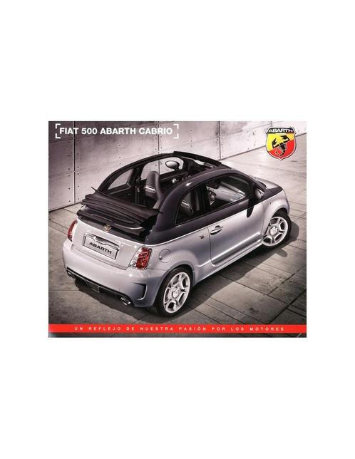 2013 FIAT 500 ABARTH CABRIO LEAFLET SPAANS, Boeken, Auto's | Folders en Tijdschriften