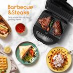Aigostar Tosti ijzer - 3 in 1 Wafelijzer - Contact Grill - 7, Witgoed en Apparatuur, Verzenden, Nieuw