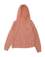 NIKE Womens Oversized Hoodie Jumper UK 10 Small Pink Cotton, Kleding | Dames, Verzenden, Nieuw