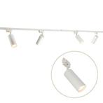 LED 1-fase Rails | Wit | 2 meter | Inclusief 4 railspots, Huis en Inrichting, Lampen | Plafondlampen, Ophalen of Verzenden, Nieuw