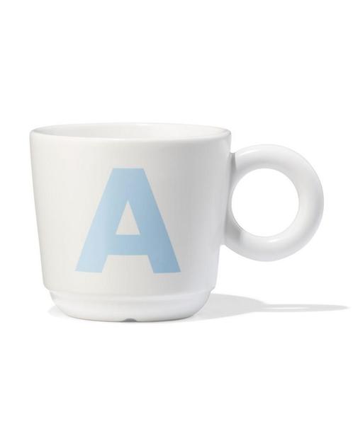 HEMA Mok 280ml letter A, Huis en Inrichting, Keuken | Servies, Nieuw, Verzenden
