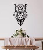 Stalen uil wanddecoratie, Huis en Inrichting, Woonaccessoires | Wanddecoraties, Verzenden, Nieuw