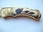 Franklin Mint Collector Knives - Hunting knife with 24 carat