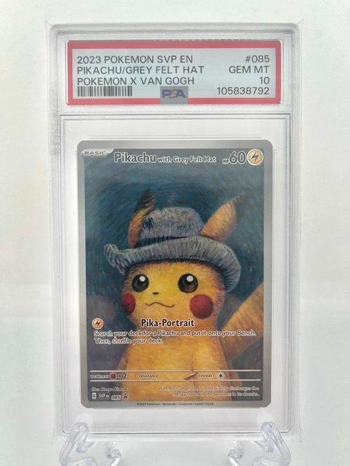 The Pokémon Company Graded card - Pikachu with Grey Felt Hat, Hobby en Vrije tijd, Verzamelkaartspellen | Pokémon