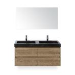Dante Badmeubelset 120 cm - Natuur Eiken - Wastafel, Ophalen of Verzenden, Nieuw