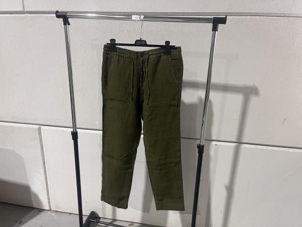 Veiling - NN07 Seb linnen broek met trekkoord maat 30/30 gro, Kleding | Heren, Broeken en Pantalons, Nieuw