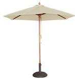 Creme Parasol rond Ø 2,5 meter, Verzenden, Nieuw in verpakking