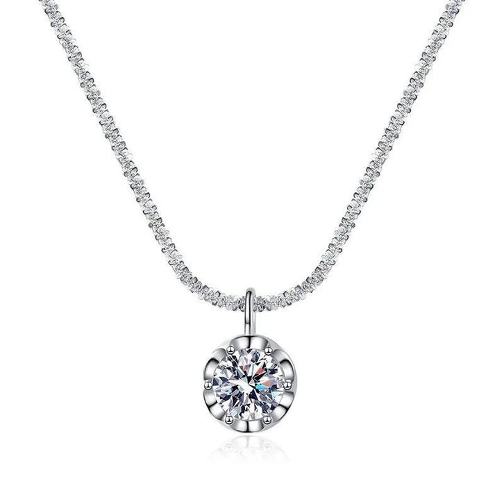 Luxe 925 Sterling Zilver AAAAA Zirkonia Hanger Ketting, Sieraden, Tassen en Uiterlijk, Kettingen, Nieuw, Verzenden