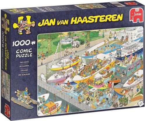 Jan van Haasteren - De Sluizen Puzzel (1000 stukjes) | Jumbo, Hobby en Vrije tijd, Denksport en Puzzels, Nieuw, Verzenden