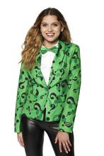 The Riddler Blazer Dames Suitmeister, Kleding | Dames, Carnavalskleding en Feestkleding, Verzenden, Nieuw