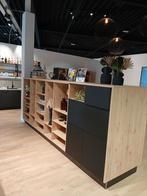 Nolte Showroom Kastenwand – Plus Zwart / Wildeiken Rustiek, Nieuw, 75 cm of meer, 200 cm of meer, 100 tot 150 cm