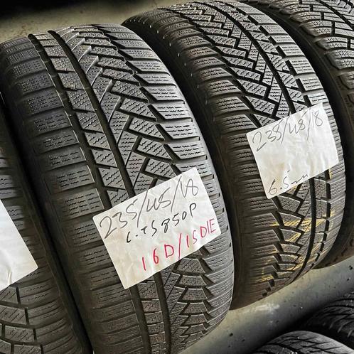 2 x Continental Winter TS850P 235-45-18 Winterbanden 6,5mm, Auto-onderdelen, Banden en Velgen, 18 inch, Winterbanden, 235 mm, Personenwagen