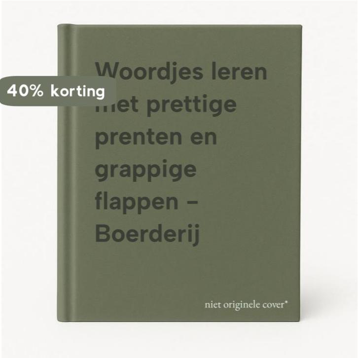 Woordjes leren met prettige prenten en grappige flappen -, Boeken, Kinderboeken | Baby's en Peuters, Zo goed als nieuw, Verzenden