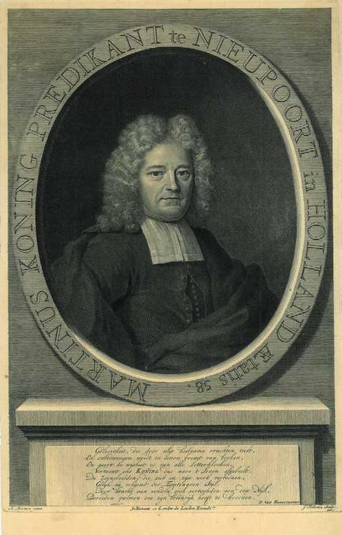 Portrait of Martinus Koning, Antiek en Kunst, Kunst | Etsen en Gravures