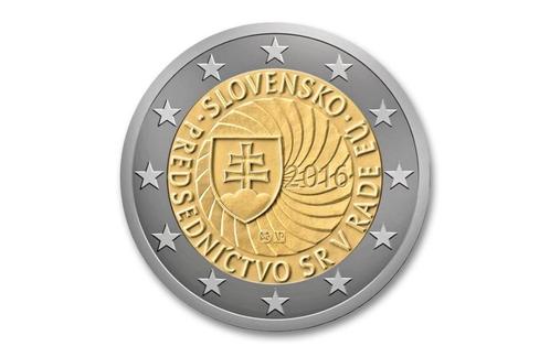 2 euro EU voorzitterschap 2016 - Slowakije, Postzegels en Munten, Munten | Europa | Euromunten, Verzenden