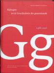 Bijdragen tot de geschiedenis der geneeskunde 1966-2006