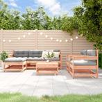 vidaXL 7-delige Loungeset massief douglashout, Verzenden, Nieuw, 7 zitplaatsen, Loungeset