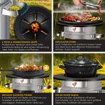 KESSER® Raket Stove - Gietijzer Grillpan - Dutch Oven - RVS, Verzenden, Nieuw