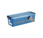 Sunware Q-line camping box met inzet 9,5L blauw zwart, Caravans en Kamperen, Kampeeraccessoires, Nieuw