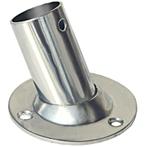 Rvs Vlaggenstokhouder 22mm Rond 58mm, Watersport en Boten, Bootonderdelen, Ophalen of Verzenden, Nieuw
