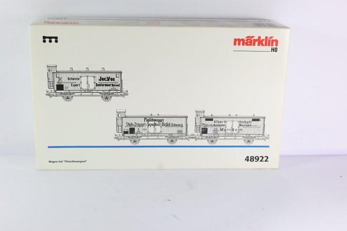 Märklin H0 - 48922 - Modeltrein goederenwagonset (1) -, Hobby en Vrije tijd, Modeltreinen | H0
