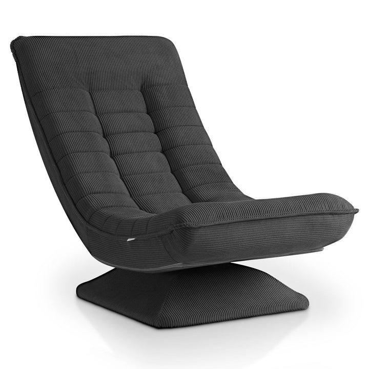 Relaxstoel / Relaxfauteuil Corsica - Corduroy - Donkergrijs, Huis en Inrichting, Stoelen, Nieuw, Verzenden