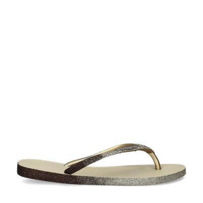 Havaianas Slim Sparkle slippers voor dames in het Goud, Kleding | Dames, Schoenen, Slippers, Overige kleuren, Nieuw, Verzenden