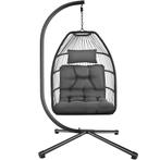 Hangstoel Ariane met standaard en kussens 160kg - donkergrij, Verzenden, Nieuw