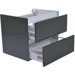 Wiesbaden Vision Onderkast Met 2 Laden - 60x46cm - Hoogglans, Ophalen of Verzenden, Nieuw