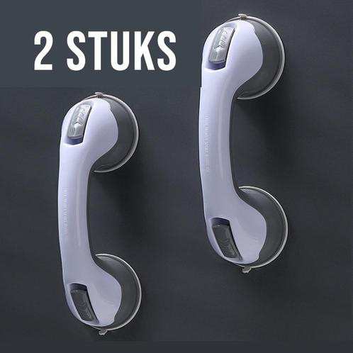 Zuignap Handgreep voor Badkamer Douche Toilet - SET 2 STUKS, Huis en Inrichting, Badkamer | Badtextiel en Accessoires, Wit, Nieuw
