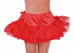 Petticoat kort rood met tunnel, Kleding | Dames, Ophalen of Verzenden, Nieuw