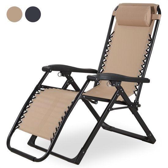 2dekans | Novitaa Opvouwbare Tuinstoelen - 30°-90°, Tuin en Terras, Tuinsets en Loungesets, Zo goed als nieuw, Ophalen of Verzenden