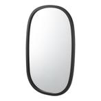 [en.casa] Spiegel Copertino hangend 70x50 cm zwart mat, Huis en Inrichting, Woonaccessoires | Spiegels, Verzenden, Nieuw